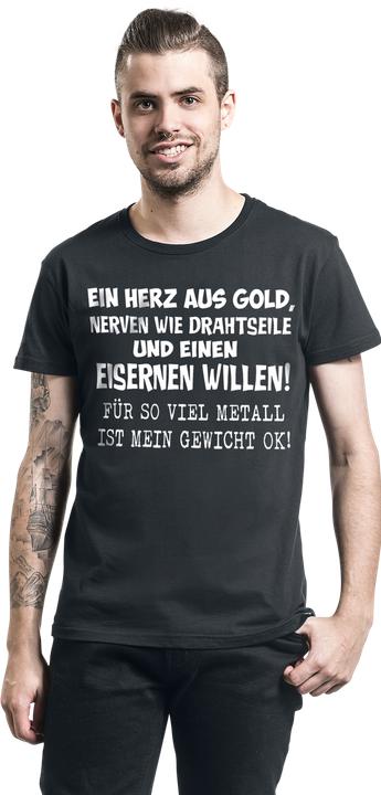 Produktbild Gaming-Sprüche Ein Herz aus Gold (L)