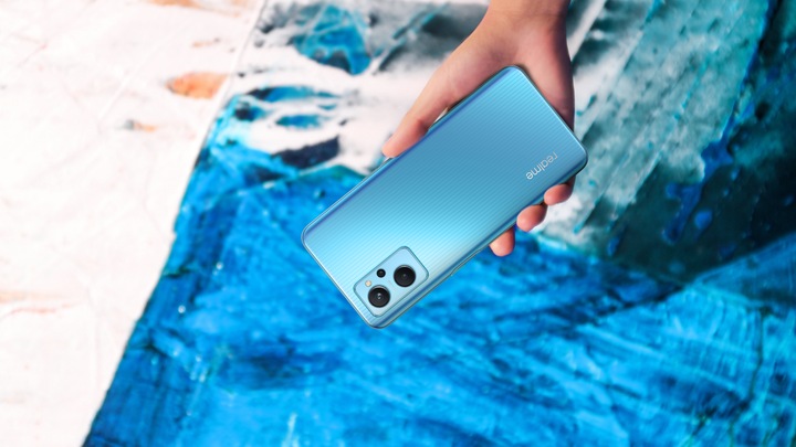 Actual product image realme 9i (128 GB, Prism Blue, 6.60", Dual SIM + SD, 50 Mpx, 4G)