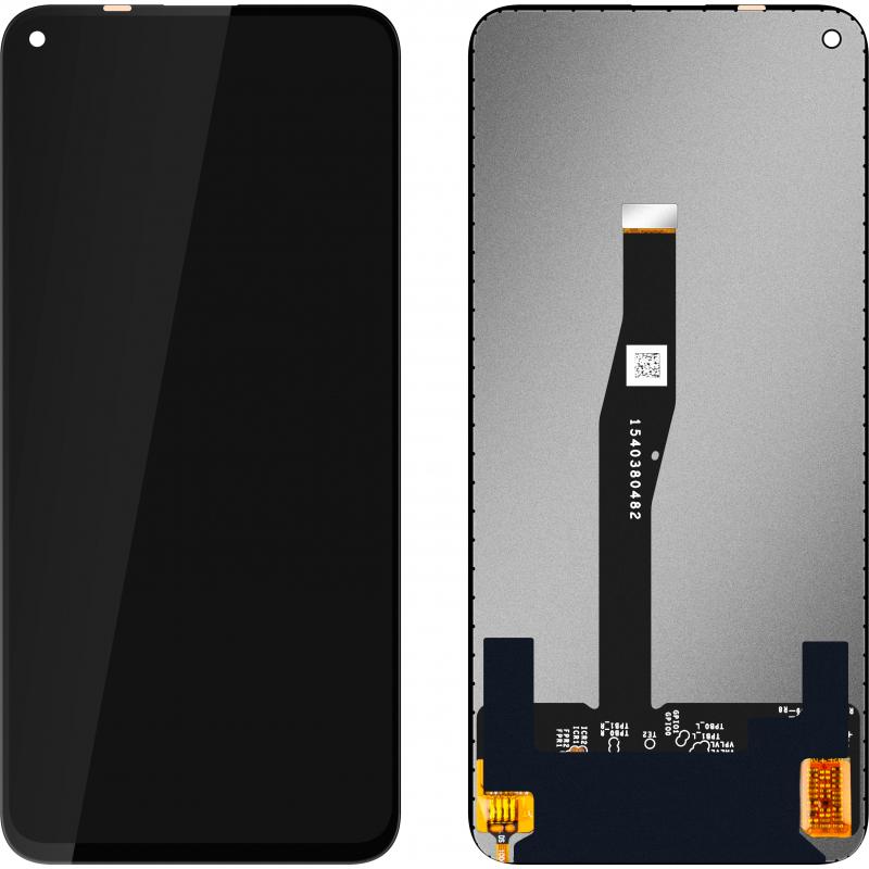 MP Display Unit für Huawei nova 5T, w/o Frame, Aftermarket, Schwarz (Display), Pezzi di ricambio per dispositivi mobili