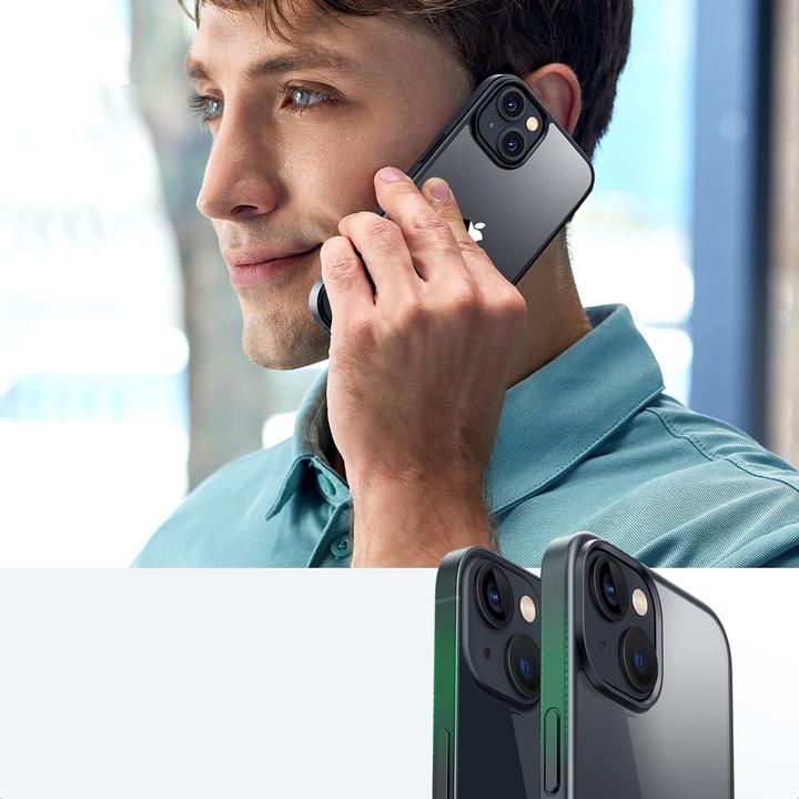 Actual product image Ugreen LP633 Kickstand Protective Case Hard Cover with Gel Frame and Built-in Stand for iPhone 14 (9 (Apple iPhone 14)