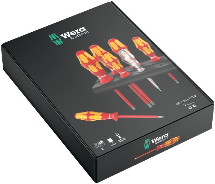 Produktbild Wera 160 i/165 i/7 Rack (Pozidriv-Kreuzschlitz (PZ), Schlitzschrauben)