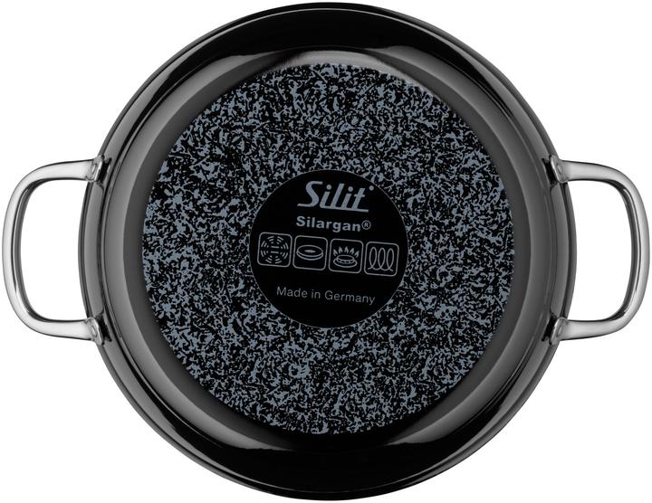 Actual product image Silit Schmorpfanne Servierpfanne 24cm Pfanne Professionell Induktion Silargan (Frying pan, Silargan, 24 x 7.50 cm)