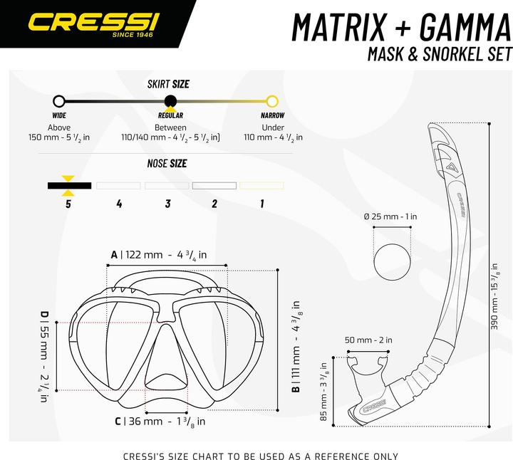 Image du produit Cressi Matrix + Gamma