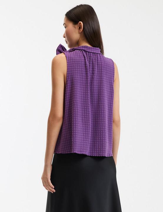 Immagine prodotto La Redoute Collections Ärmelloses Hemd mit Stehkragen (48)