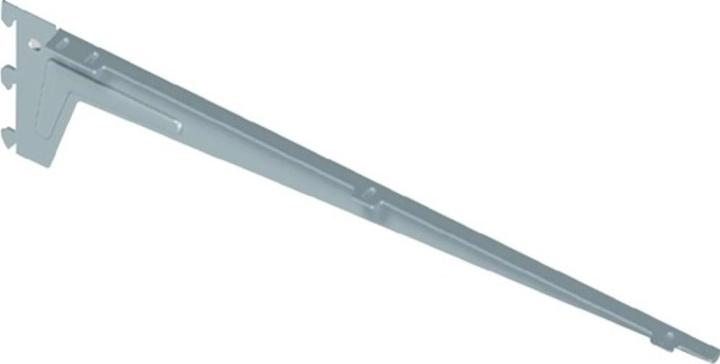 Image du produit Element-System Support d'angle 10300 Longueur 480 mm par support 65 kg acier blanc avec 3 crochets d'accrochage
