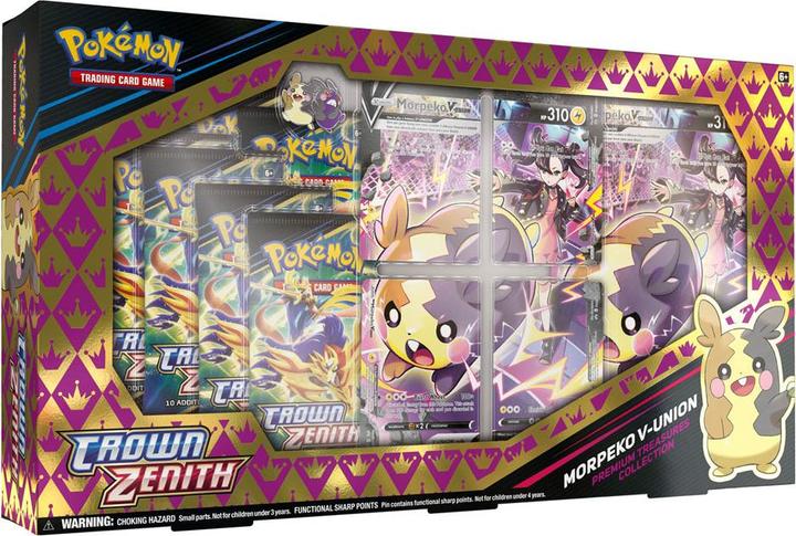 Image du produit Asmodée Jeu de cartes à collectionner Pokémon Crown Zenith Morpeko V-Union Premium Collection