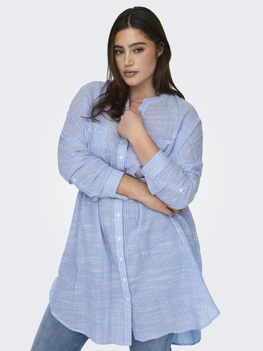Produktbild Only Locker geschnitten Button-Down Kragen Curve Ärmel mit Umschlag Hemd Hemd (42)