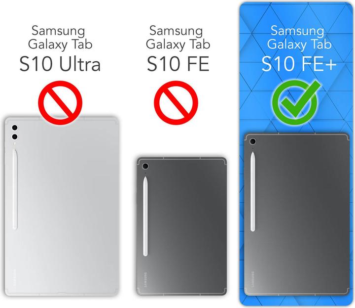 Actual product image EAZY CASE Rotationcase Samsung Galaxy Tab S10 FE Plus (Samsung Galaxy Tab S10 FE)