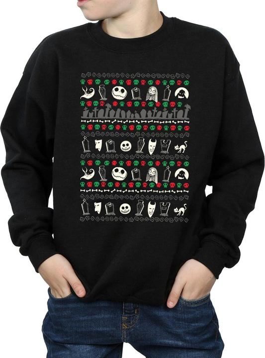 Produktbild Disney Nightmare Before Christmas Festive Icons Sweatshirt Jungen (128)