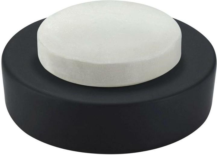Actual product image Diaqua Soap dish Zylo black - inox