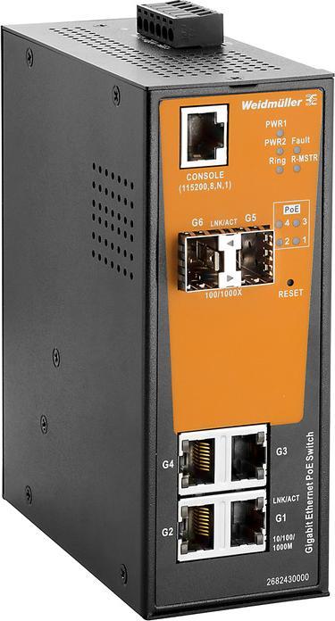 Weidmüller IE-SW-AL06M-4GTPOE-2 (4 Ports)