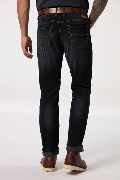 Actual product image JP1880 Super Stretch Used Look 5 Pocket Straight Fit Denim Jeans (56)