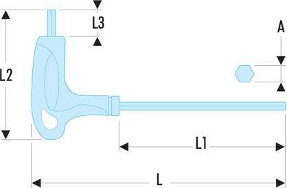Produktbild Facom T15 TGriff TORX®Schlüssel Kurz