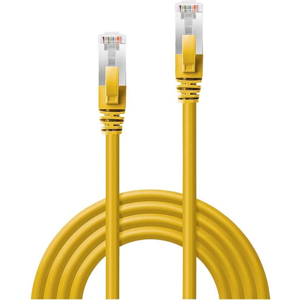 Thumbnail - Lindy 10m Cat.6A S/FTP LSZH Netzwerkkabel Gelb (S/FTP, CAT6a, 10 m), Netzwerkkabel