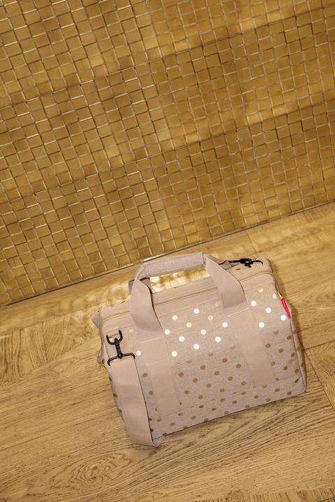 Produktbild reisenthel allrounder M metallic dots coffee