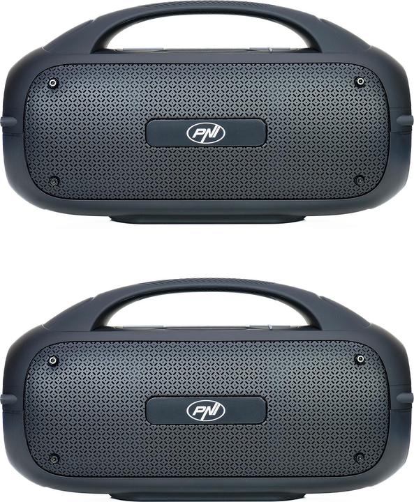 Produktbild PNI Set mit 2 tragbaren Lautsprechern FunBox BT600, Kopplung über Bluetooth mit Stereo-Sound-Funktio