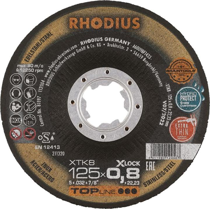 Immagine prodotto Rhodius Disco da taglio extra sottile XTK8 X-LOCK
