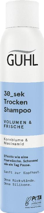 Immagine prodotto Guhl 30 Sekunden Trockenshampoo Volumen&Frische (200 ml, Shampoo secco)