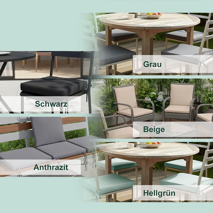 Productafbeelding Relaxdays 4x Stuhlkissen (40 x 40 cm)