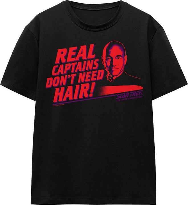 Actual product image Unisex Adult Real Captain T-Shirt (L)