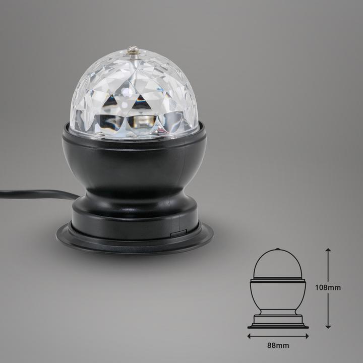 Actual product image Briloner RGB LED table lamp, 3W, color changing effect
