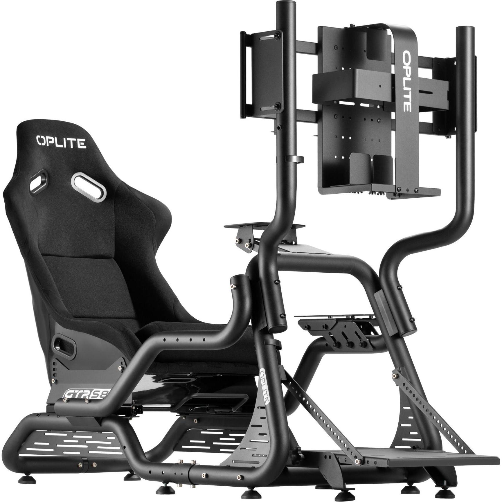 Thumbnail - Oplite GTR S8 Infinity Cockpit, Sim Rig, Schwarz