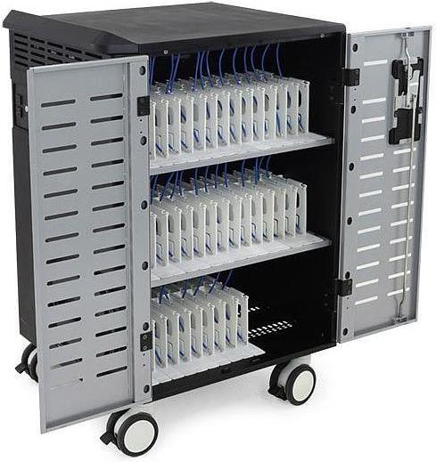 Produktbild Ergotron Zip40 Laptopwagen (fuer 40 Tablet Chromebook Ultrabook MacBook und Laptops bis 15,6 Zoll)