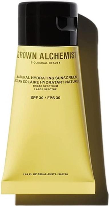 Actual product image Grown Alchemist Natural Hydrating Sunscreen Natural Sunscreen SPF 30 (Sun cream face, SPF 30, 50 ml)