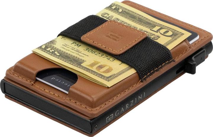 Actual product image Garzini MagSafe metal wallet