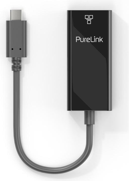 Actual product image Purelink Network adapter IS261 USB-C - RJ-45, black (USB, RJ45 (1x))
