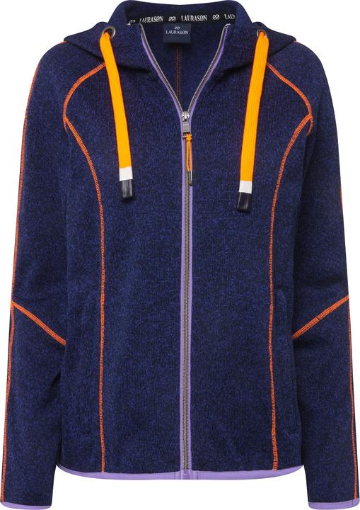 Produktbild Laurasøn Strickfleece-Jacke, Kapuze, Zipper, Langarm, OEKO-TEX (M)