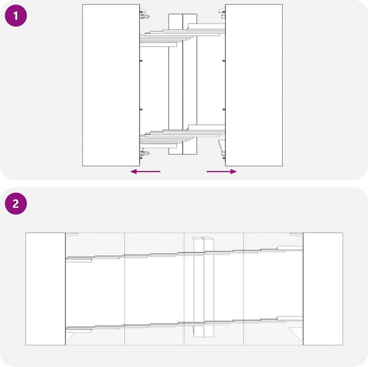 Produktbild vidaXL Esstisch (240 x 85 x 75 cm)