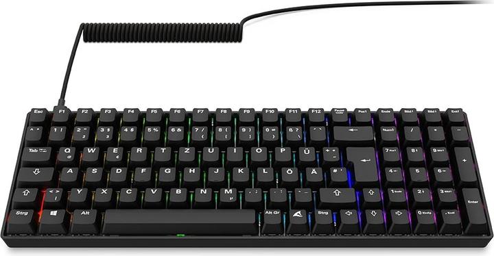 Sharkoon SGK50 S2 PBT bk Gateron GPRO Yellow EN (DE, Cable, Wireless)