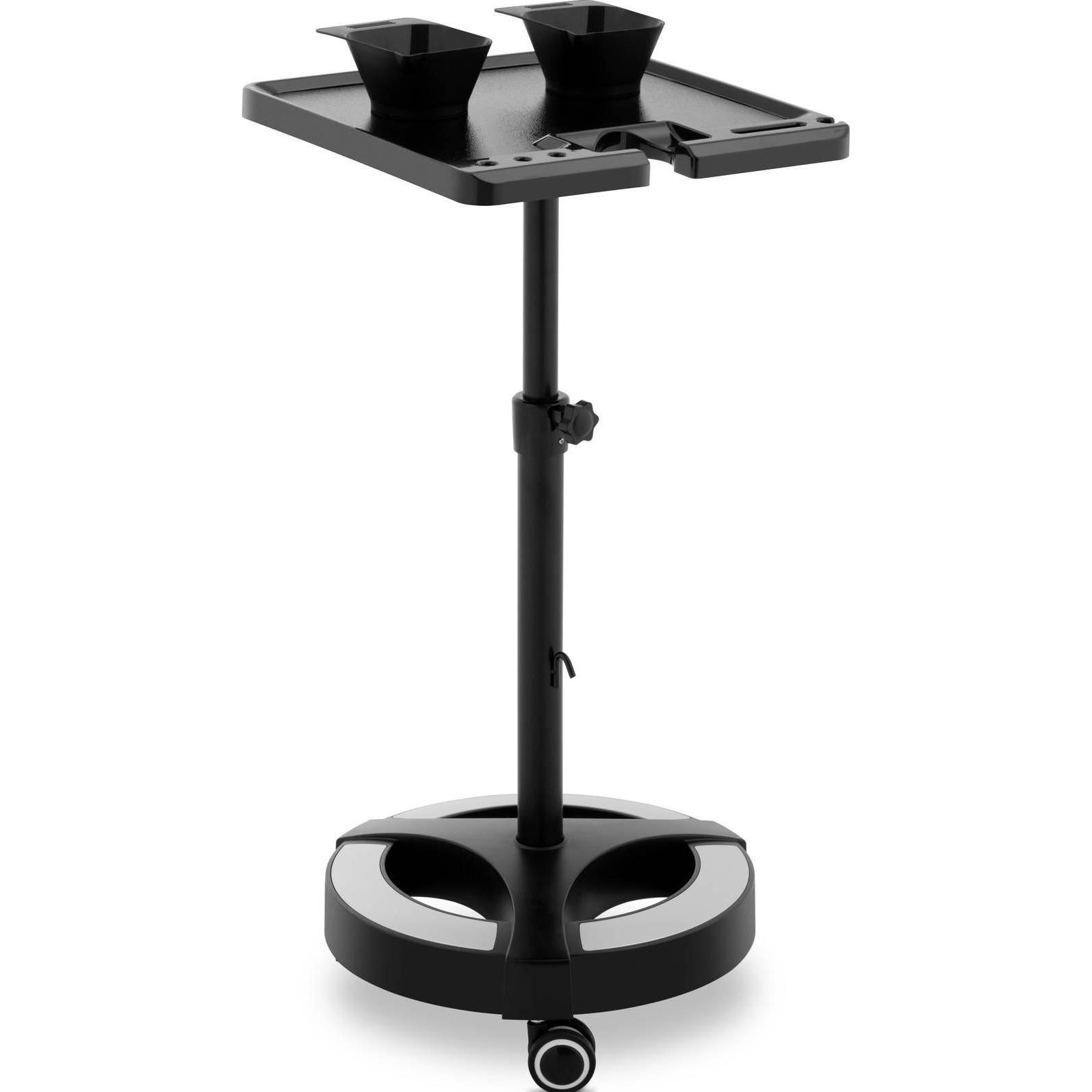 Physa, Salonbedarf, Höhenverstellbarer Friseurtrolley Friseurwagen Kosmetikwagen + 2 Färbeschalen
