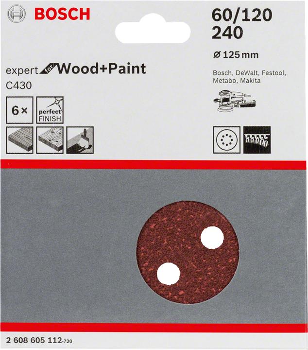 Produktbild Bosch Professional Zubehör C430 (60, 120, 240)