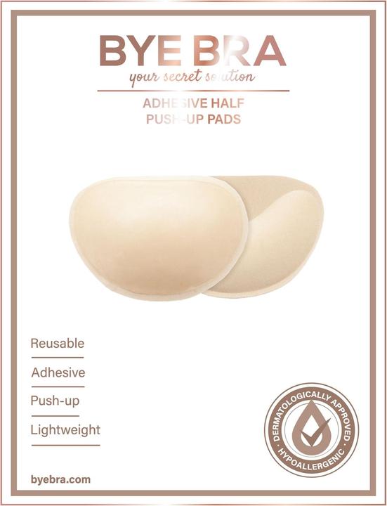 Actual product image Bye Bra Push-Up Pads (Single pack, One size)
