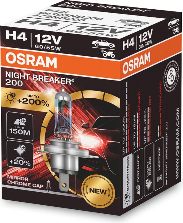 Osram Briseur de nuit (H4)