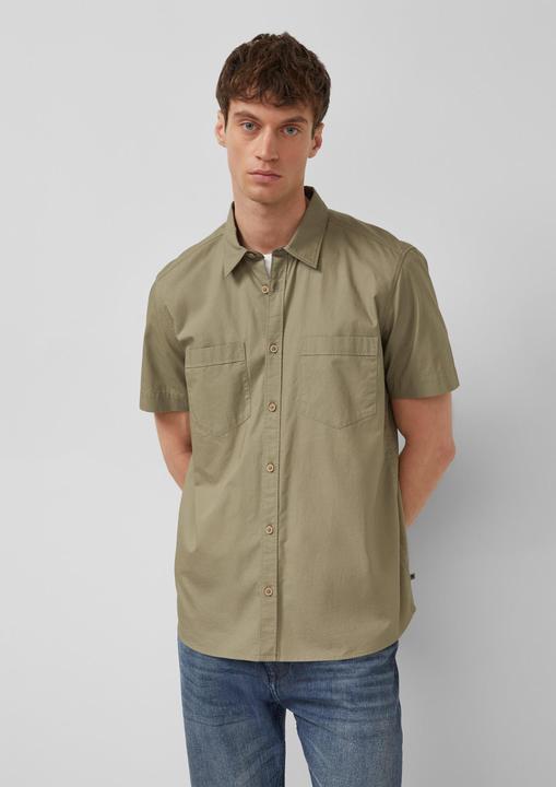 Immagine prodotto s.Oliver Regular Fit: Leichtes Kurzarmhemd aus Baumwolle mit Brusttasche (M)