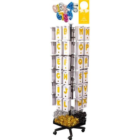 Amscan Spinner-Display 60 Haken 61 x 61 x 183 cm