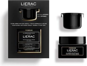 Image du produit Lierac Premium Set - The Voluptuous Cream 50ml + Free 50ml Refill (Kit de soins du visage)