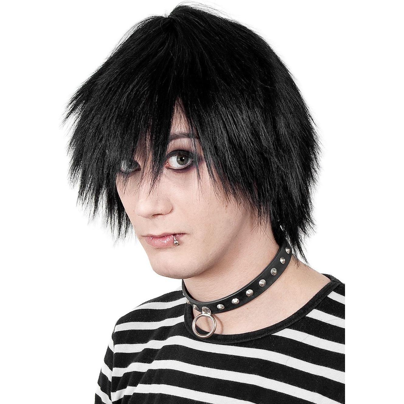 Maskworld Emo Perücke - Kostüm Perücke für Fasching Halloween