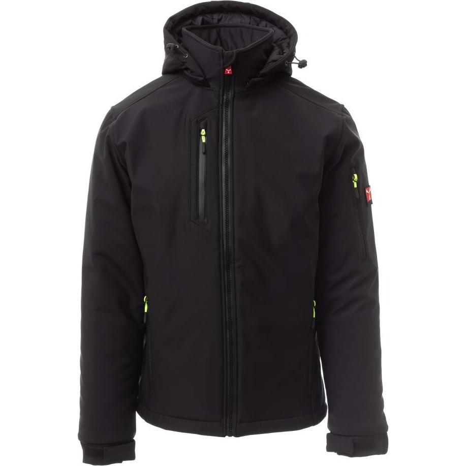 Payper, Herren, Jacke, Softshell Jacke Gale Pad (XXL), Schwarz, XXL