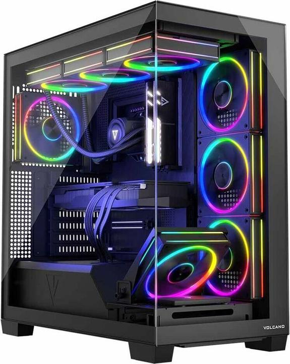Image du produit Modecom Computergehäuse VOLCANO STELLAR ARGB MIDI 5F (ATX, mATX, Mini-ITX)