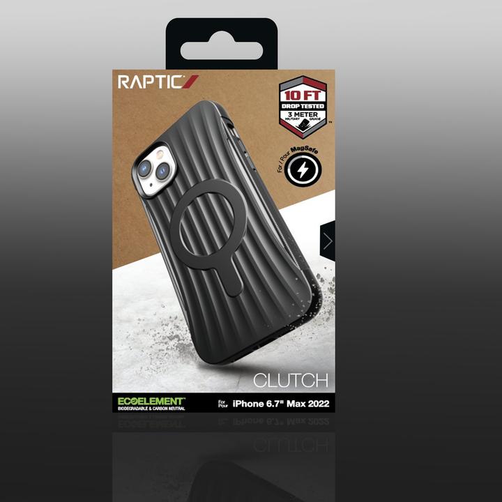 Actual product image X-Doria Raptic Clutch Case for iPhone 14 Plus with Black MagSafe Cover (Apple iPhone 14 Plus)