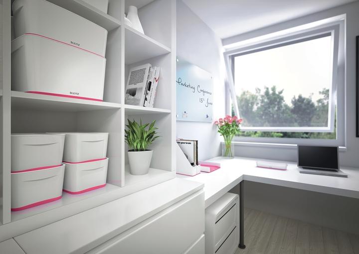 Produktbild Leitz MyBox mittel mit Deckel pink (30.70 cm, 18 l, 1x)