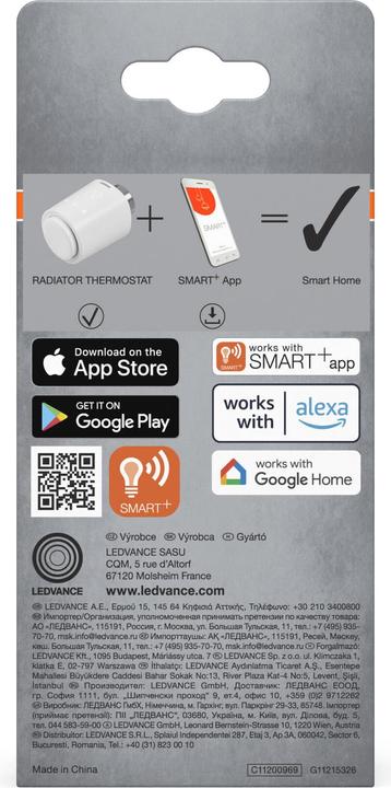 Produktbild Osram SMART+ WIFI RADIATOR THERMOSTAT White Single Pack