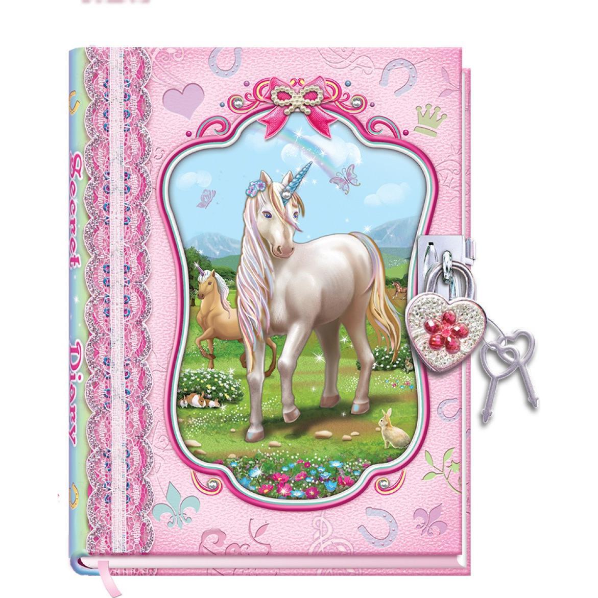 Pulio Pamiętnik na kłódkę Pecoware - Jednorożce