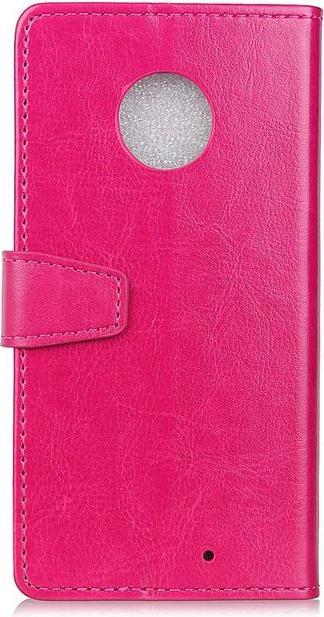 Actual product image MU Classic Crazy Horse Leather Bookcover Case (Motorola Moto X4)
