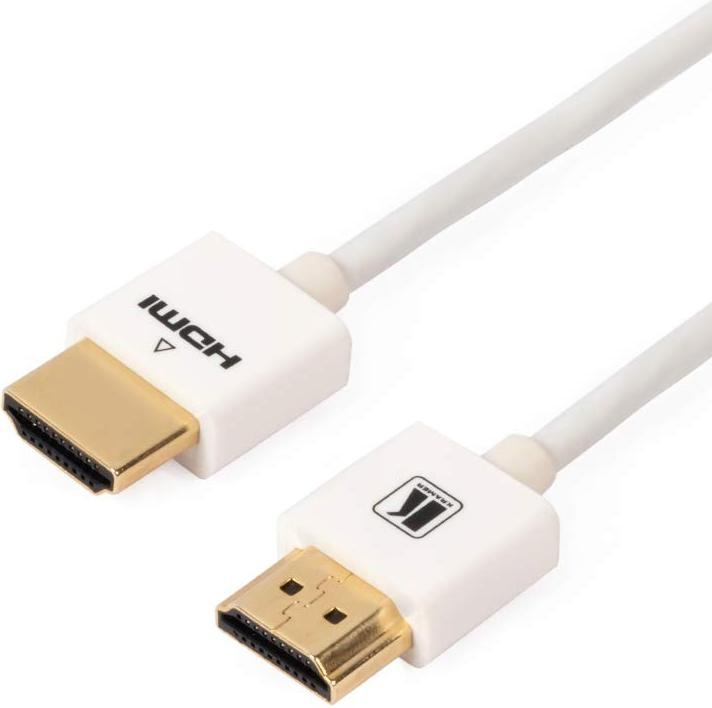 Produktbild C-HM/HM/PICO/WH-3 - weiss 0,9m HDMI-Kabel ultra duennes und hochfelxibles HDMI Kabel mit Eth (0.90 m, HDMI)