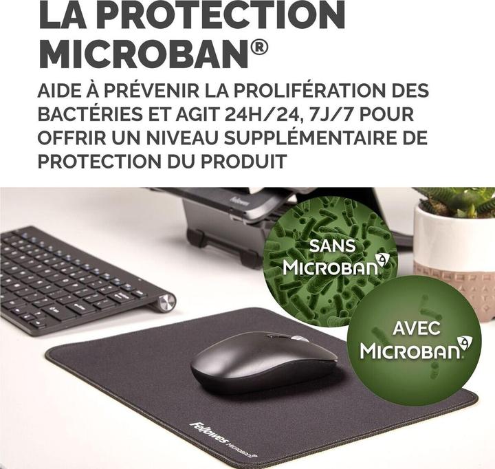Productafbeelding Fellowes Mausmatte 32x27,5cm schwarz (XL)